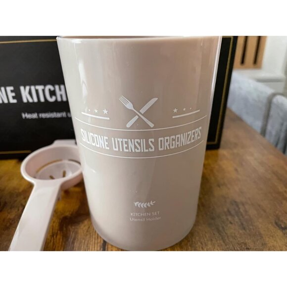 22Pcs Heat Resistant Utensils Spatula Spoon Whisk Dishwasher Safe Kitchen - Picture 5 of 13